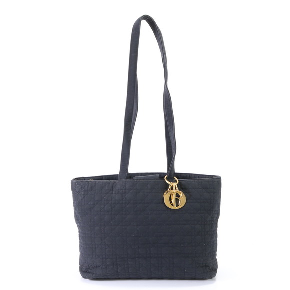 Christian Dior Cannage Tote Bag Navy - Picture 1 of 15